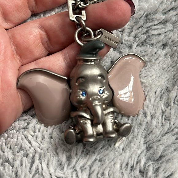 Coach x Disney Jeweled Dumbo Bag Charm Keychain - Picture 6 of 8